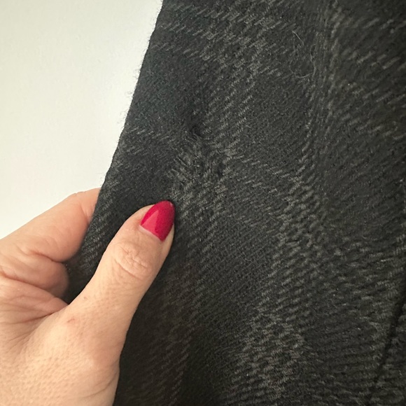 Mackage Black Wool tailored Jackets - sz Small with leather accents - Picture 8 of 8